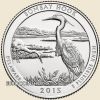 USA 25 cent (29) '' BOMBAY HOOK '' Nemzeti Parkok '' 2015 UNC